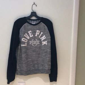 A grey sweatshirt from VS Pink